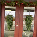 2 Pack 30" Christmas Teardrop Swag for Windows, Classic Style - Image 5