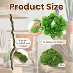Giegxin Jungle Theme Decoration Set 75 Inch Fake Tree Branches with Vines - Image 2