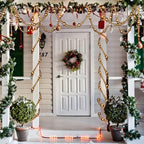 Bucherry 4 Pcs Christmas Wood Bead Garland 28.8 Feet, Gold - Image 5