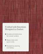 Chilewich Bamboo Placemats Set of 4, Round Woven Placemats - Image 3