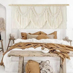 Macrame Wall Hanging Extra Large Wall Decor Boho Wall Art Wedding 75"W*35"L - Image 2
