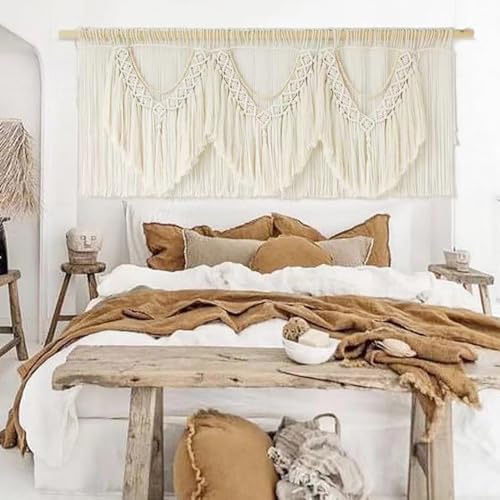 Macrame Wall Hanging Extra Large Wall Decor Boho Wall Art Wedding 75"W*35"L - Image 2