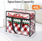 SpaceTrove Clear Storage Bags, 8-Pack Under Bed and Closet Organizers 40L - Image 2