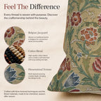 William Morris Single-Stem Tapestry Throw Pillow Cover 16 x 16 in - Image 5