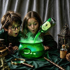 Translucent Witch Cauldron Magic Floating Potion Bottles & Mist Maker - Image 3