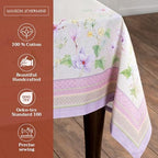 Maison d' Hermine Table Cloth Rectangle Table Reusable 100% Cotton 60"x120" - Image 2