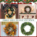 12 Pack Wire Wreath Frames 8 12 16 Inch with Paddle Wire and Tool - Image 7