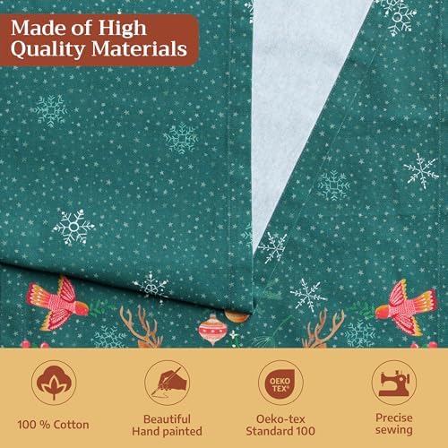 Maison d' Hermine Table Runner 100% Cotton 14.50" x 108" (Single Layer) - Image 3
