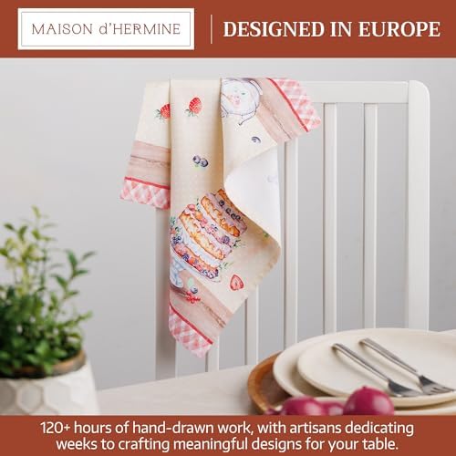 Maison d' Hermine Cloth Napkins Set of 4 Reusable 100% Cotton (18" x 18") - Image 2