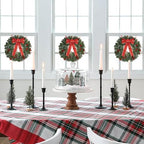 Christmas Wreath Front Door Wreath - 24 Inch Outdoor Christmas Wreath Large Winter Wreath Holiday Xmas Christmas Decoration DiliComing - Image 5