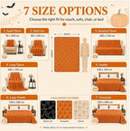 Halloween Throw Blanket Decorative Pattern for Sofa and Bedroom Fall Decor - Image 5