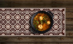 Heat Resistant Table Runner, 39 x 12 Inch - Portuguese Design - Image 2