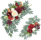 Artificial Arch Flowers for Wedding Backdrop by Finphoon