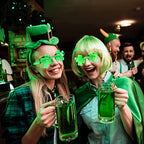 50 Pairs St Patricks Day Accessories Irish Shamrock Glasses Green Clover Design Lucky Plastic Glasses for Women Men Party Props Decorations Favor - Image 6
