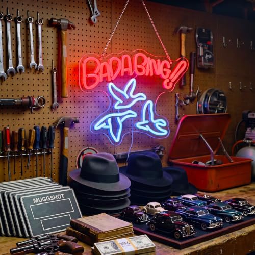 Zhengmy Bada Neon Sign Bing LED Neon Light for Wall Decor by Zhengmy