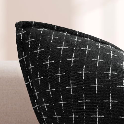 ZWJD Pillow Covers 22x22 Set of 2 Soft Polyester Textured Pillow Covers with Stylish Flange Edge Cozy Farmhouse Throw Pillows for Couch Bed Sofa Living Room - Image 2
