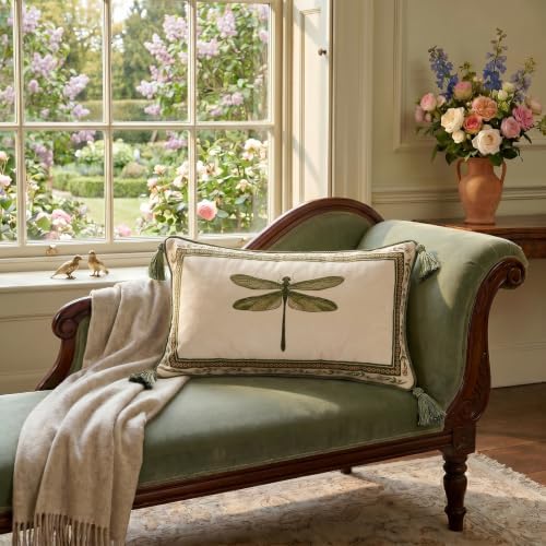 ISAENNE Designer French Velvet Throw Pillow Cover,20"x12" Set of 2-Grace C - Image 3