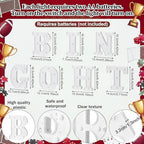 Honoson 10 Pcs Bingo Night Decorations Lights up Sign 6.42 Inch - Image 2