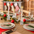 30 Pcs Glass Candlestick Holders Tealight Candle Holders, Double Side Taper Candle Holders for Dining Table Decor Birthday Centerpiece Wedding, Clear - Image 3