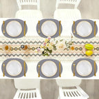 Oval Woven Placemats Set of 6, Boho Cotton Rope Braided Table Mats, 17x13 Inches Non Slip Heat Resistant Place Mats for Dining Room, Thick Hot Pads for Farmhouse Kitchen Table Decor. (Gray) - Image 5