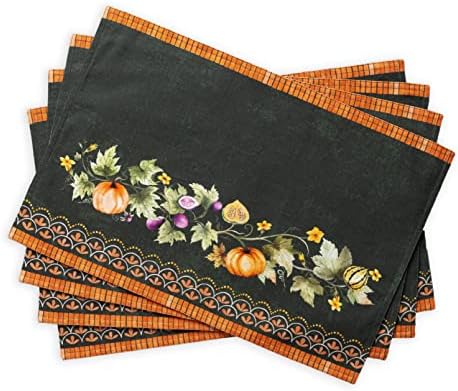 Maison d' Hermine Placemats Set of 4 Reusable 100% Cotton (13"x19") by MaisondHermine