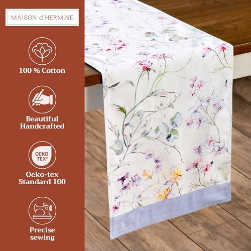 Maison d' Hermine Table Runner 100% Cotton 14.50" x 108" (Double Layer) - Image 2