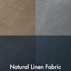MIULEE Neutral Navy Boho Linen Pillow Covers 18x18 Inch Pack of 4 - Image 2