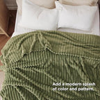 Bedsure Soft Queen Size Blanket for Bed Moss 90"x90" - Image 6
