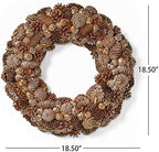Christopher Knight Home Wreath, Champagne + Glitter - Image 3