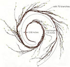 9.8FT Artificial Tree Branches Curly Willow Sprout Halloween Mantel Decor - Image 2