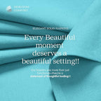Aqua Blue Dinner Napkins, 17x17 Inch - Set of 12-100% Cotton, Soft, Durable, Absorbent, Washable, Reusable - Perfect Table Linen for Weddings, Easter, Aqua Blue - Image 6