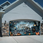 WovWeave Happy Halloween Garage Door Cover Decorations 7 x 16 ft Large - Image 6