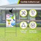 Briarwood Lane Wrought Iron Hummingbird Garden Flag Arbor 41x15 Garden Flag Decorative Arbor - Image 5