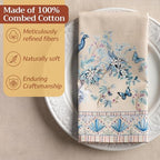 Maison d' Hermine Cloth Napkins Set of 4 100% Combed Cotton (20" x 20") - Image 4