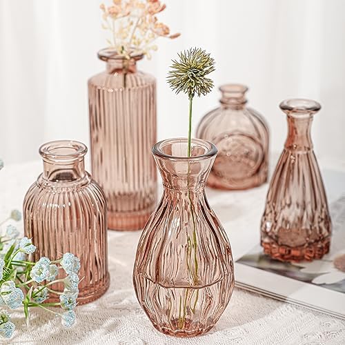 Glass Bud Vase Set of 32 Pcs, Small Glass Vases for Flowers - Image 6