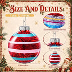 12 Pcs Vintage Glass Christmas Ornament Reflector Decor, Fashion - Image 3