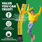 LookOurWay Air Dancers Wacky Waving Inflatable Tube Guy - 7ft Tall Inflatable Advertising Waving Dancing Man with Sky Dancer Blower - Happy Birthday - Image 3
