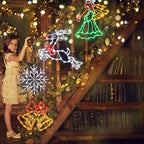 TRWYMZ Christmas Decorations - 16" Christmas Window Silhouette Lights - Image 3