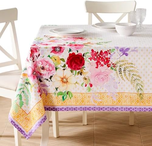 Maison d' Hermine Table Cloth Rectangle Table 100% Combed Cotton 70"x90" by MaisondHermine