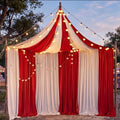 HunnmingRe 12 Pcs Circus Carnival Party Backdrop Decorations 2.5 x 10 ft by HunnmingRe