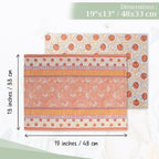 Maison d' Hermine Placemats Set of 4 Reusable 100% Cotton (13"x19") - Image 4