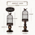 Birdcage Candle Holder, Vintage Candle Stick Holders, Wedding Candle Centerpieces for Tables, Iron Candlestick Holder Home Decor - Image 6