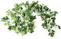 3 Strands Artificial Vines Ivy Garland 6ft Fake Vine with Silk Green Leaves Faux Hanging Plants Greenery Decoration for Outdoors Party Wedding Indoor Mantle Bedroom Home Decor (Ivy) by Unknown