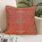 Indian Cotton Cushion Cover Sabra Kilim Pillow Cover Designer Decorative Sofa 18x18 Inche Handwoven Cushion Case for Farmhouse Home Decor Spring Decorative Pillow (Pattern 20) - Image 2