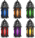 Mumufy 6 Pcs Moroccan Lantern Ramadan Lantern Eid Mubarak Decor, Black by Mumufy