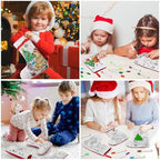 Zhanmai 24 Pcs Color Your Own Christmas Stocking Kit, Dog - Image 5