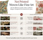 William Morris Woodpecker Right Tapestry Throw Pillow Cover 18 x 18 in - Image 4