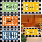 Drydiet 5 Pcs Seasonal Doormat Combo Set, Fall Winter Spring Summer,Classic by Drydiet