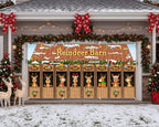 HunnmingRe 16 x 7ft Christmas Garage Door Cover, Reindeer - Image 4