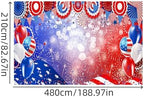 American 250th Birthday Garage Door Cover Decorations, 4th of July Photograph Backdrop America USA Banner 250th Anniversary Garage Door for Independence Day Patriotic Party Outdoor Decor Banners (H) - Image 6